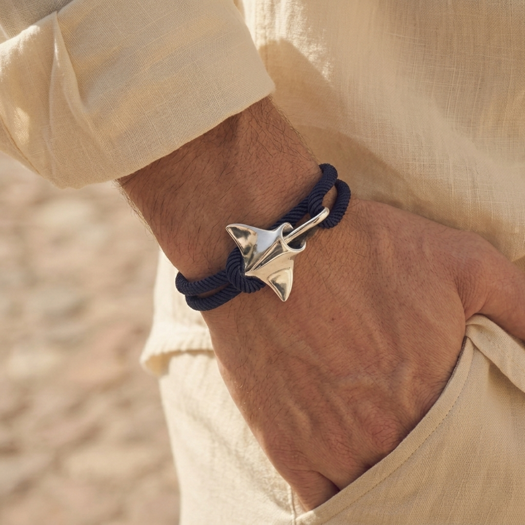 Manta Ray Sailor's Bracelet